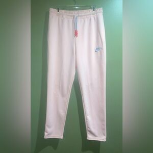 Nike women’s straight leg baby pink elastic pants XL